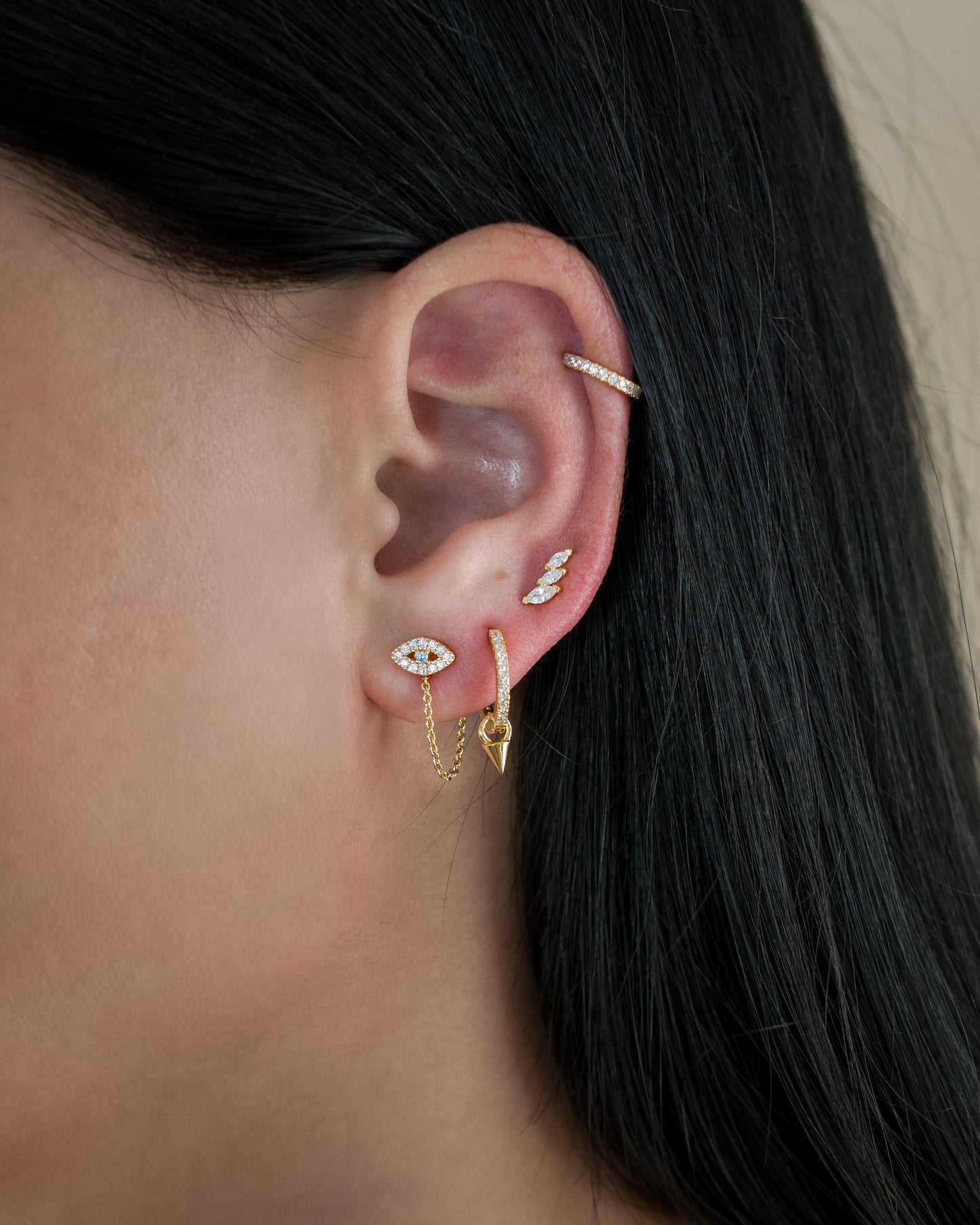 Helix Earcuff - Plaqué or jaune