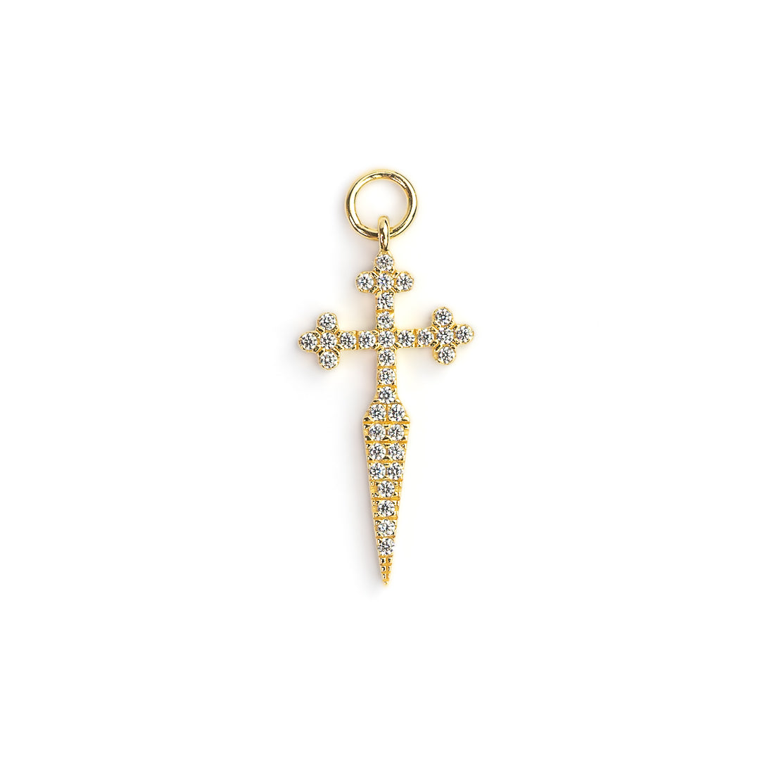 Eternity charm - Plaqué or jaune