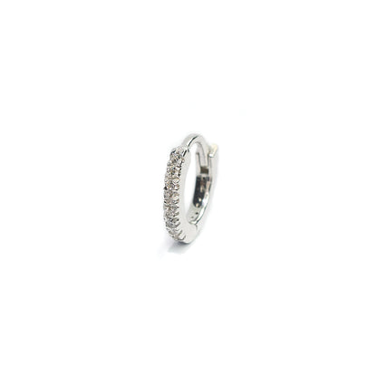 Shiny mini hoop - Argent 925