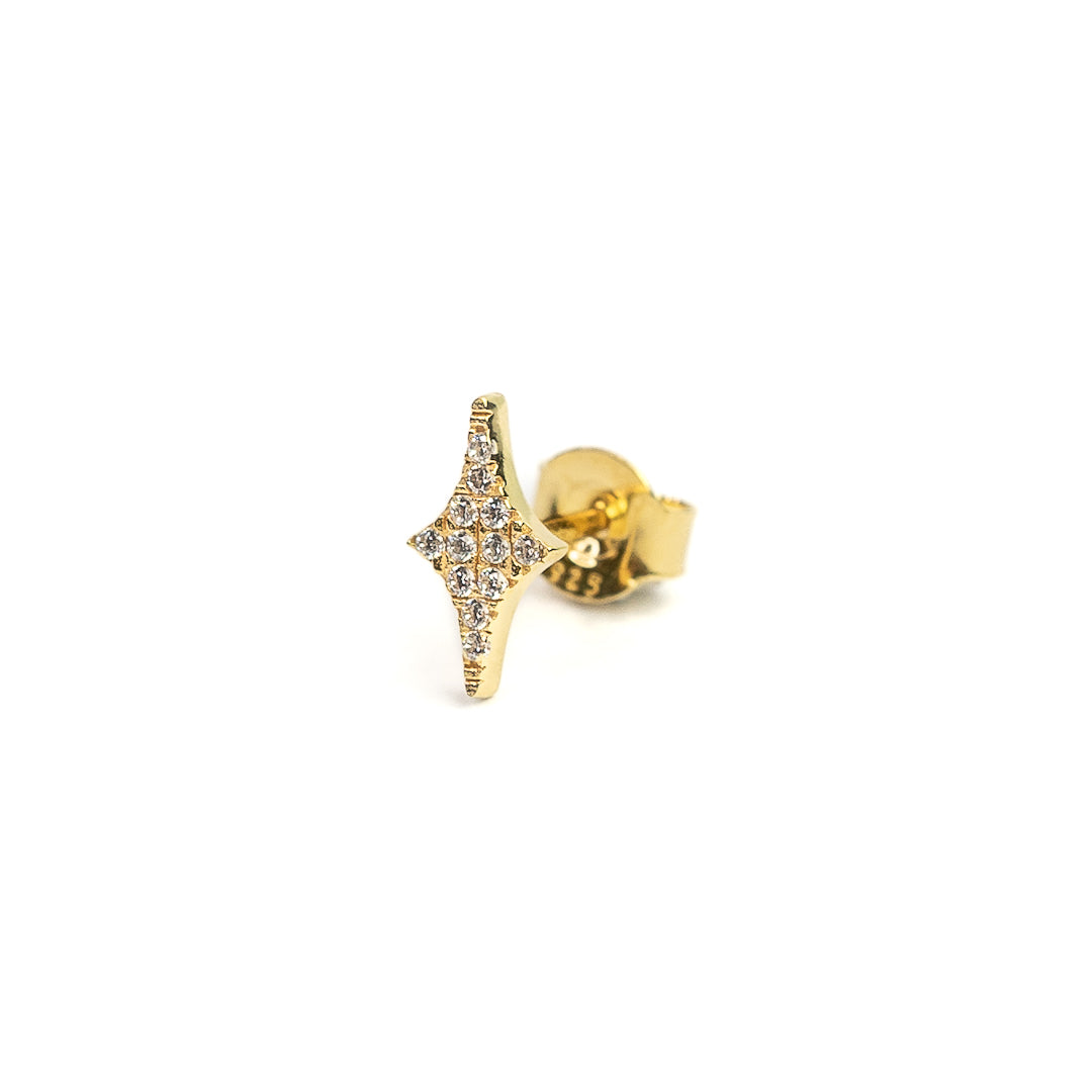 Fairy ear stud - Plaqué or jaune