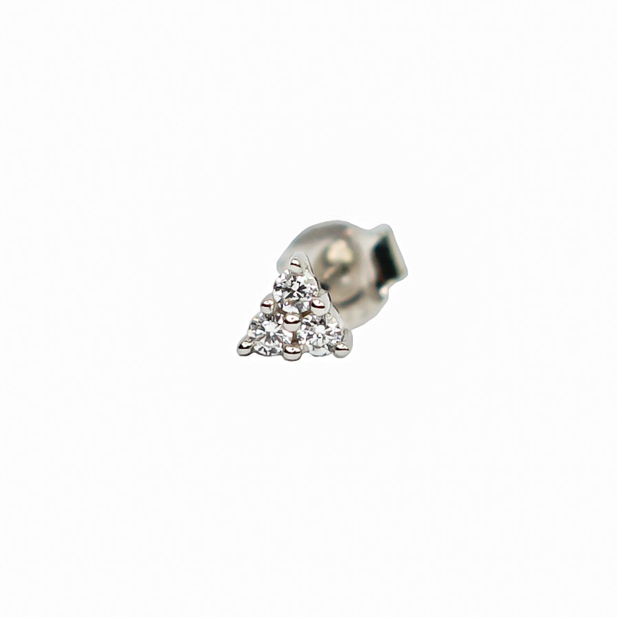 Trinity ear stud - Argent 925