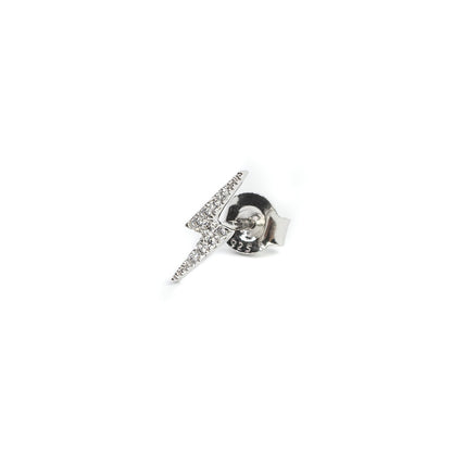 Lightning ear stud - Argent 925