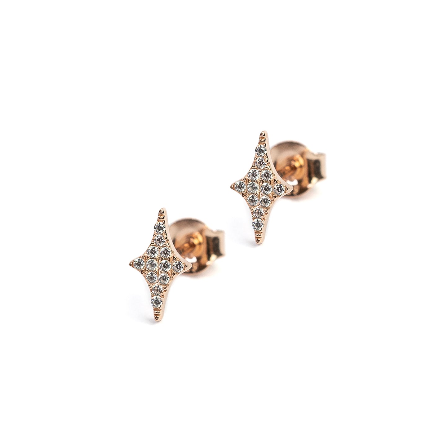 Fairy ear stud - Plaqué or rose